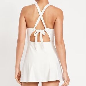 Open Back Swim Dress